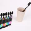 10PCS/Pack Soft Bamboo Charcoal Nano Toothbrush Black Tooth Brush Dental Personal Teeth Care