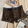 Leopard Print Underwear Men Loose Boxer Cotton Man Penis Breathable Mens Boxers Caual Briefs