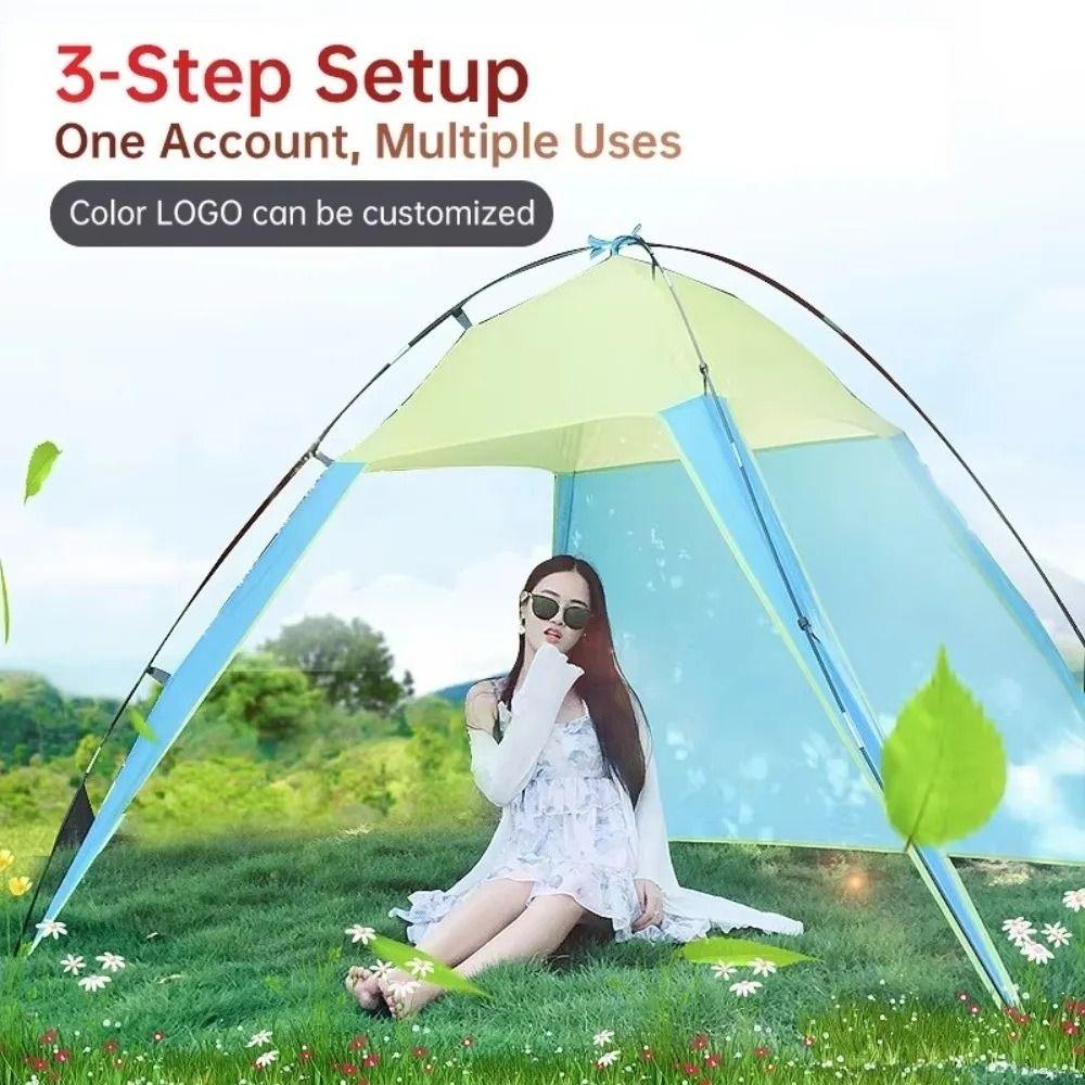 Lightweight Camping Tent Outdoors Canopy Beach Shelter Tent Picnic Fishing Tent  Awning Tent