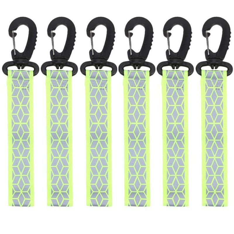 Reflective Effect Safety Reflector Pendant Lightweight Bright Colors Reflective Backpack Pendant Night-time Powerful