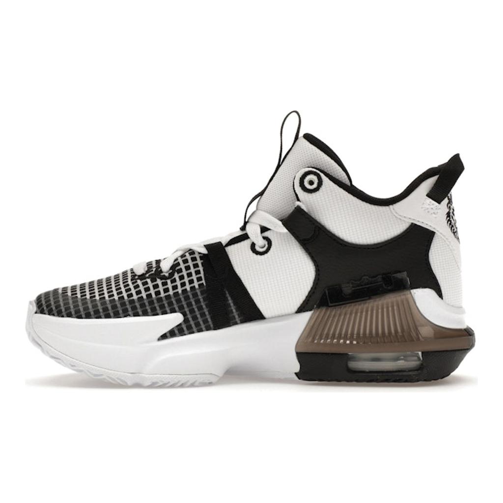 Nike LeBron Witness 7 GS Weiß Schwarz Kinder Sneaker Metallic-Silber DQ8650-100