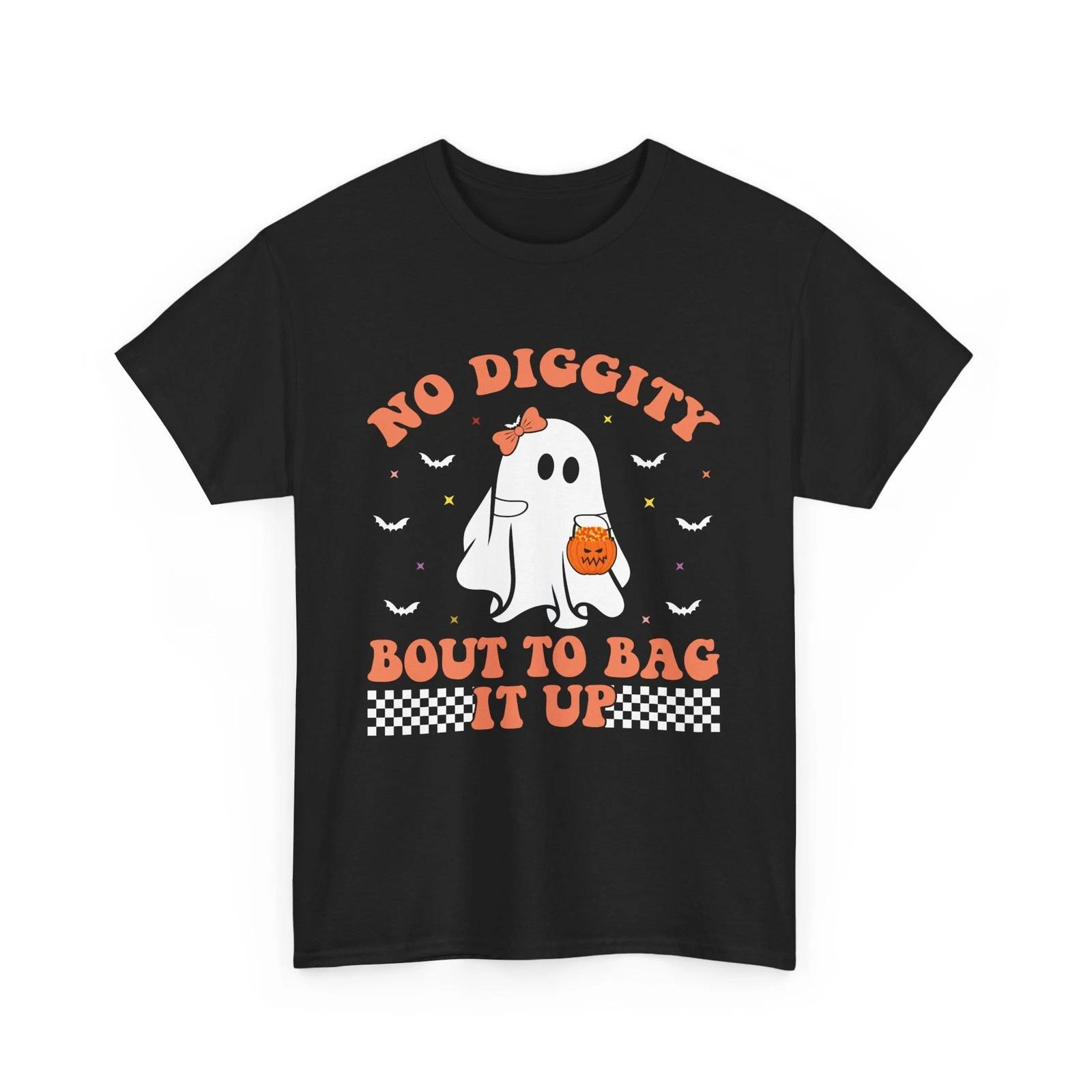 Friendly Ghost T-Shirt | Cute Halloween Spirit Tee | Fun Ghost Lover Shirt 4XL