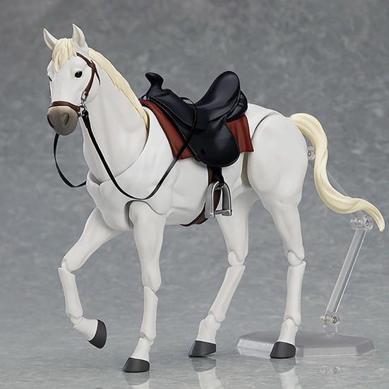 PVC Pferdefigur Bewegliche Gelenke Simulationspferd Figur mit Sattel Miniatur Pferdemodell Sammlerstück Spielzeug Dekoration Ornament