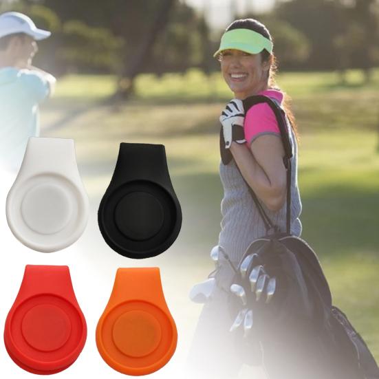 Golf Hat Clip Flavorless Magnetic Silicone Premium Magnet Golf Ball Marker for Position Calibrating