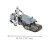 Figurine stormtrooper 12 cm et véhicule épisode 9 - hasbro - galaxy of adventures - extérieur