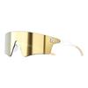 Sports Sunglasses for Men and with Color Contrast Enhancement Lenses Women, K-550, (Golf, Running, Hiking, Cycling) (Gold)