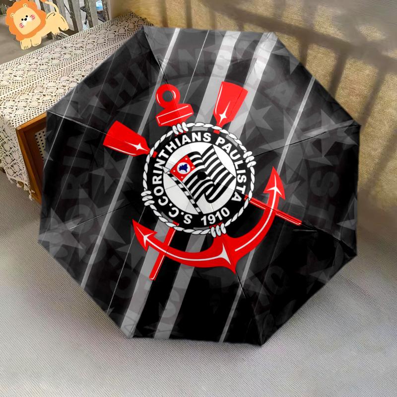 Corinthians2pattern, automatic folding umbrella, portable and foldable design, 8 ribs, a Christmas or birthday gift.