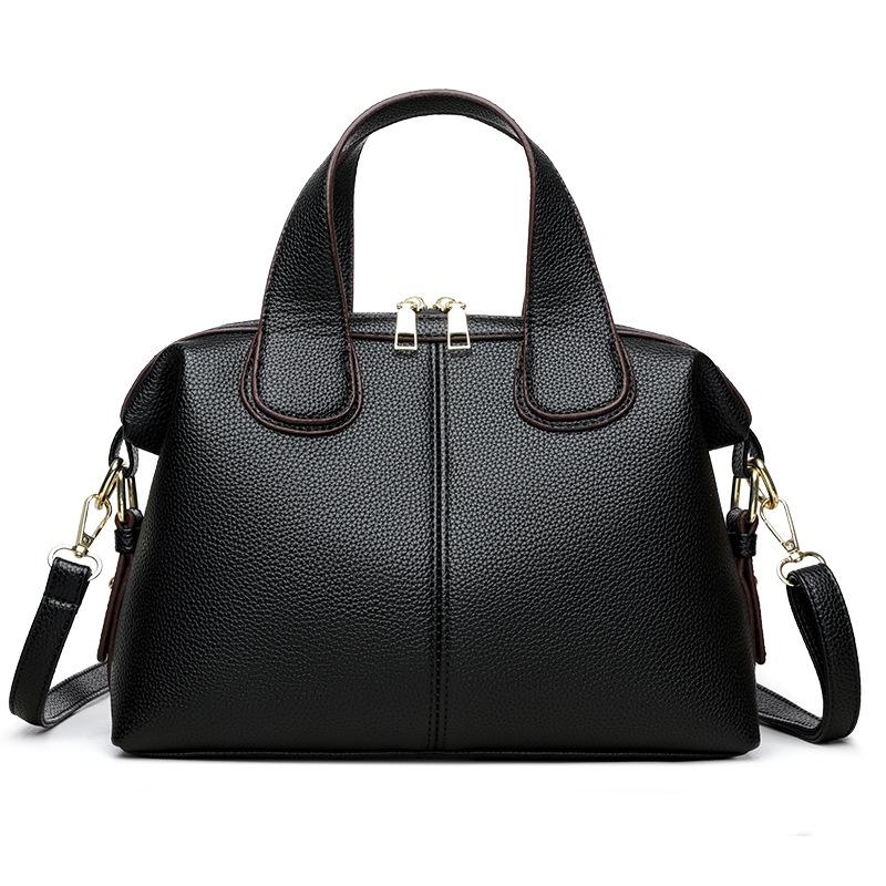 Spring and summer new pillow bag niche design retro style handbag high sense fashion versatile messenger bag чёрный
