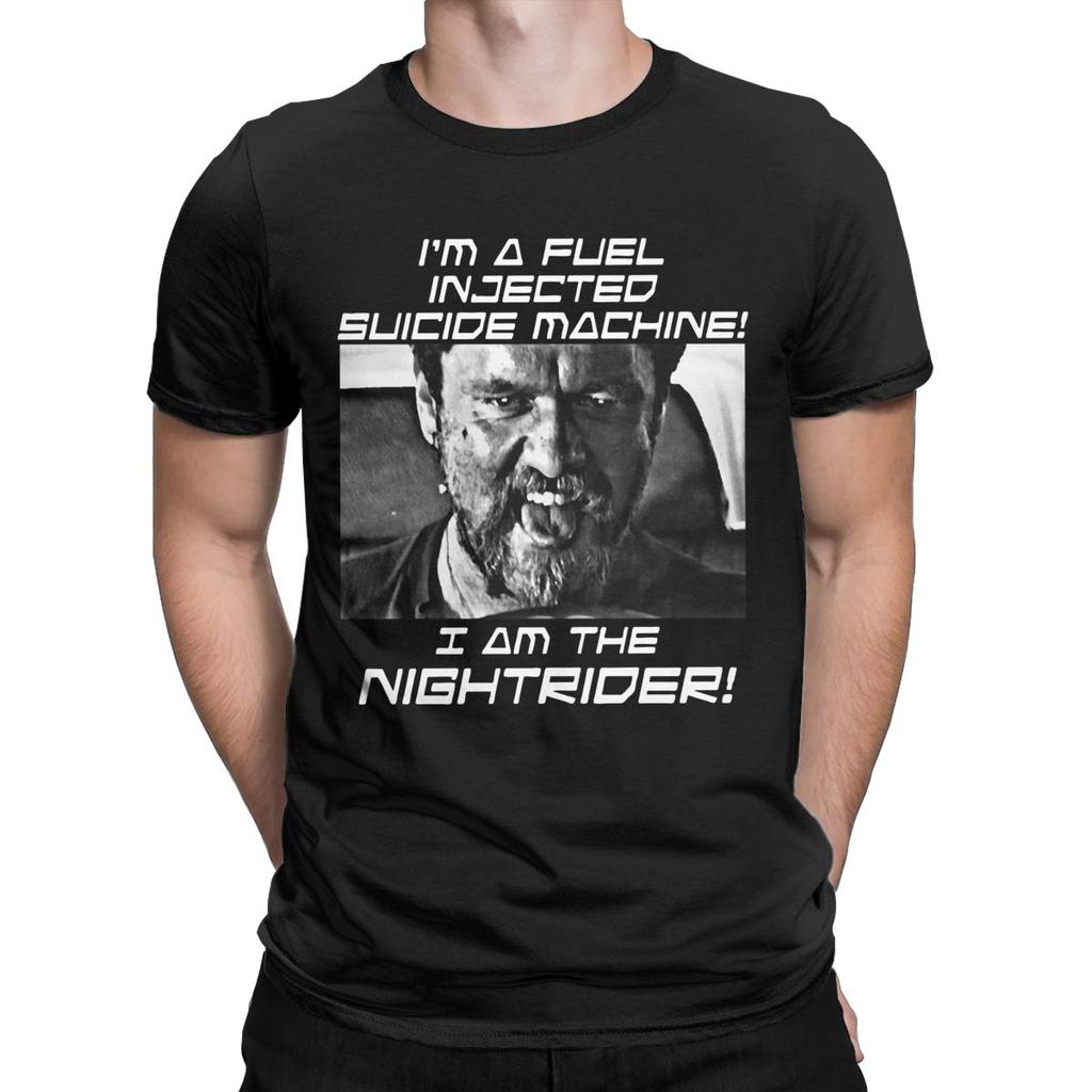 Hipster Nightrider Mad Max T-Shirts Herren Rundhals-T-Shirts aus reiner Baumwolle Kurzarm-T-Shirt Sommerkleidung