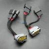 A pair for W221 Mercedes Benz S car headlights upgrade from previous models to later models, headlight adapter wire harness