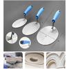 3pcs Stainless Steel Trowel Kit Suitable for Bricklaying and Plastering with Comfortable Grip Handle Wall Floor Leveling