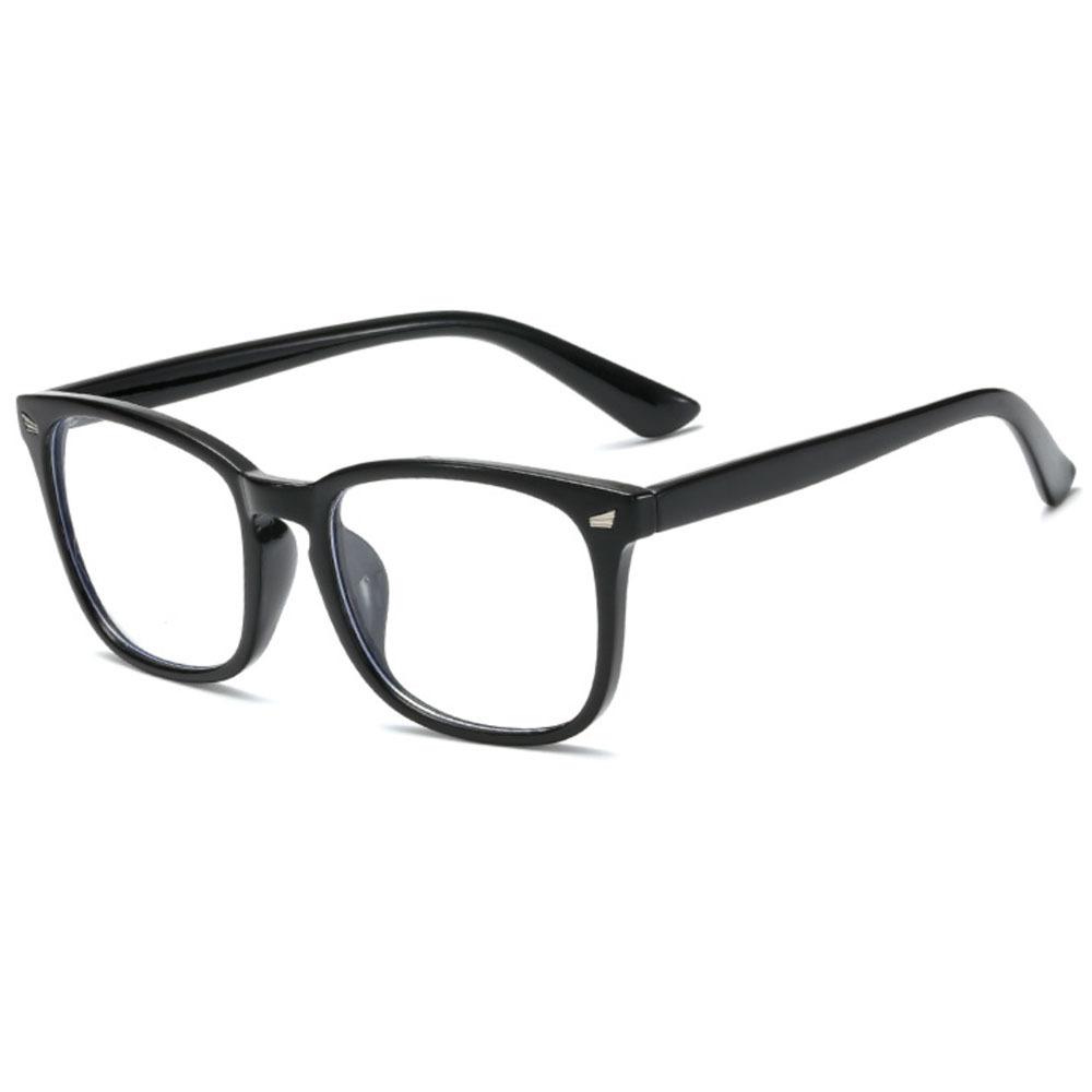 Square Blue Light Glasses With Rivets Anti Blue Light Glasses Computer Games To Reduce Eye Fatigue Men Blue Light Glasses