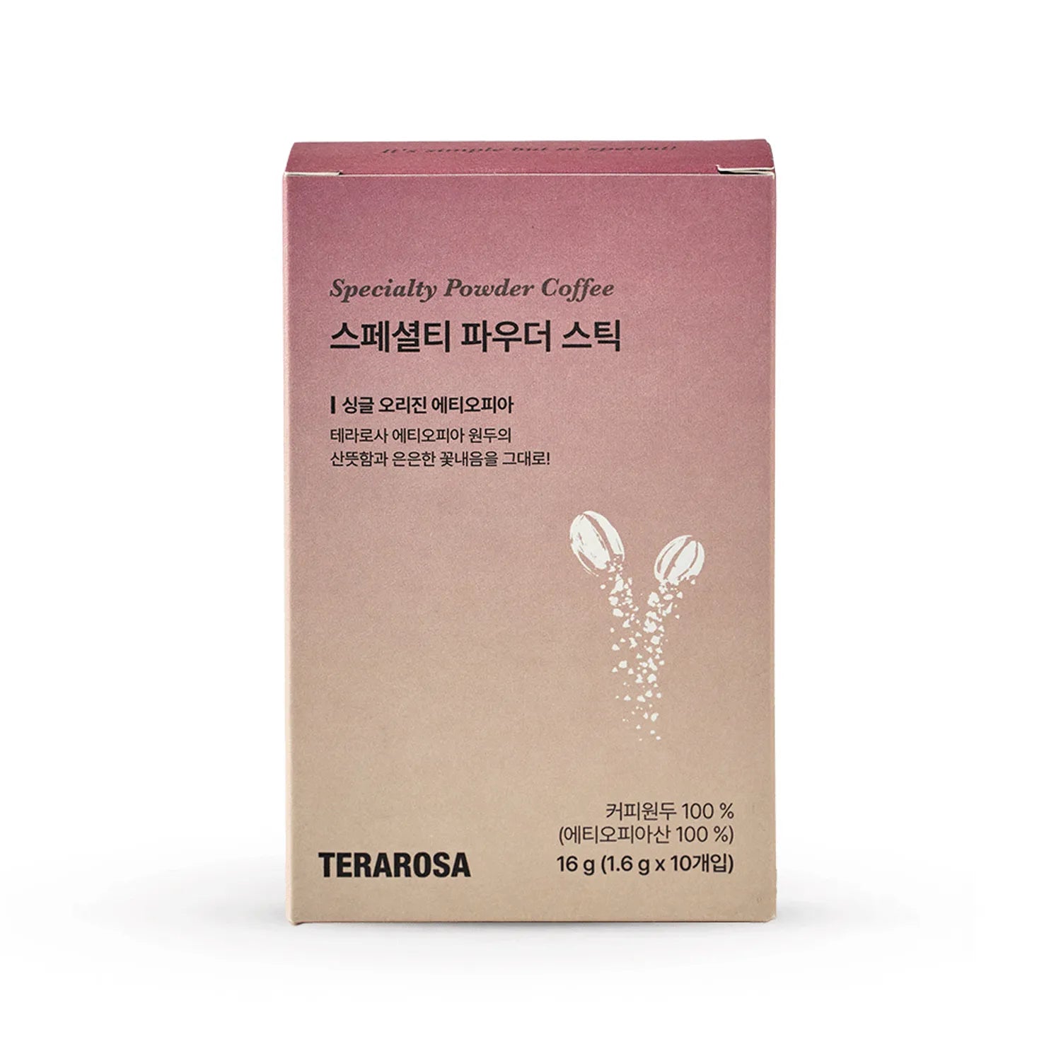 TERAROSA Specialty Powder Stick Coffee #Ethiopia 10 Sticks 1pack