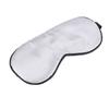 Natural Silk Sleeping Eye Mask Men Women Breathable Nap Sleep Shade Mask Silver Grey