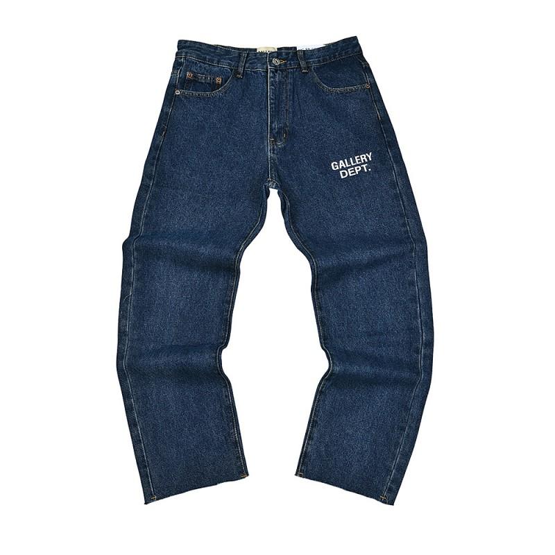 Dipartimento Galleria. Pantaloni a zampa Patchwork in Denim Unisex Jeans Casual Streetwear