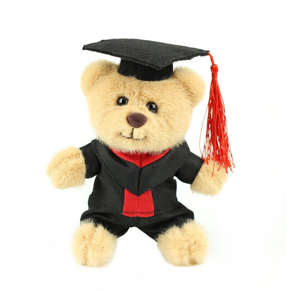 Pp Cotton Graduation Bear Doll With Doctor Hat Bear Animal Keychain  Boys Girls