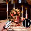 6pcs Led Candle With Remote Control Wedding/valentine's Day Table Decoration Q