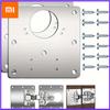 Stainless Steel Cabinet Hinge Repair Plate Hinge Repair Bracket Kit Fixing Screws, Suitable for Wooden Cabinet Doors Furniture