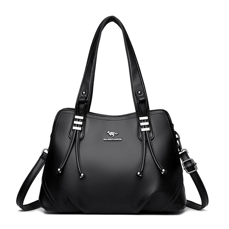 Taška pro ženu středního věku Tote Velká kabelka Kabelka crossbody pro matku Měkká kůže