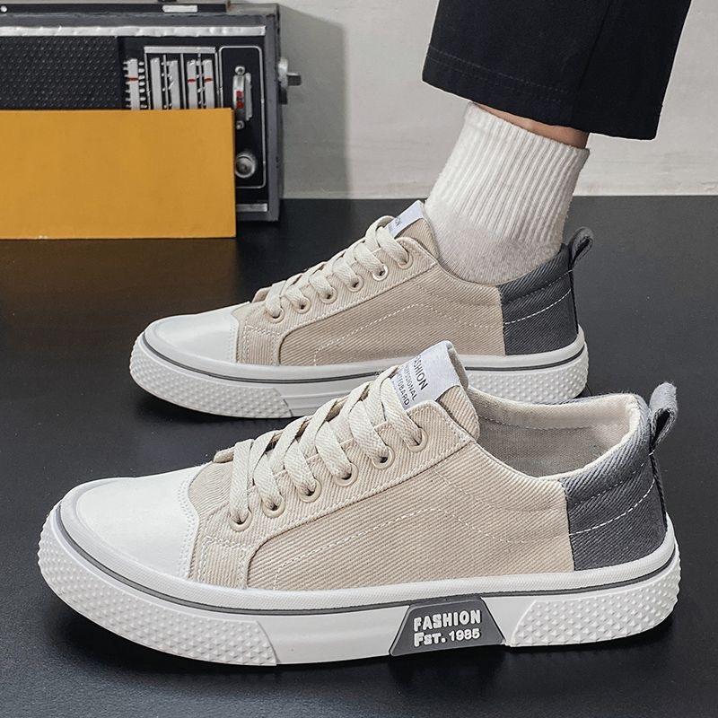Canvas Shoes Men's New Fashionable Anti Slip Comfortable Board Shoes Korean Version Soft Sole Breathable Casual Sports Shoes