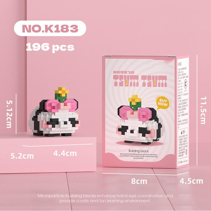 Animal Small Particle Dog Cat  Mini Building Blocks DIY Assembly Brick Sets Educational Toys for Kid 10 To 12 Year Birthday Gift