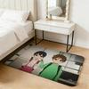 movie T-Tamako Love Story Floor Mat Flannel Door Mat Non-Slip Absorbent Washable Indoor Home Rug