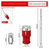 Woodworking Hole Opener Quick Stripping Pipe Self-Locking Extensions Rod Woodworking Hole Opener Connecting Rod