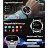 LIGE Men's Smartwatch 1.75'' HD, 1000mAh, 120+ Sports, IP68, Heart Rate &; Sleep, 3 Bracelets, Android iOS