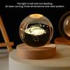8cm Galaxy Night Light Luminous Base Color Changing Light Decorative Desktop Night Light  For Teens