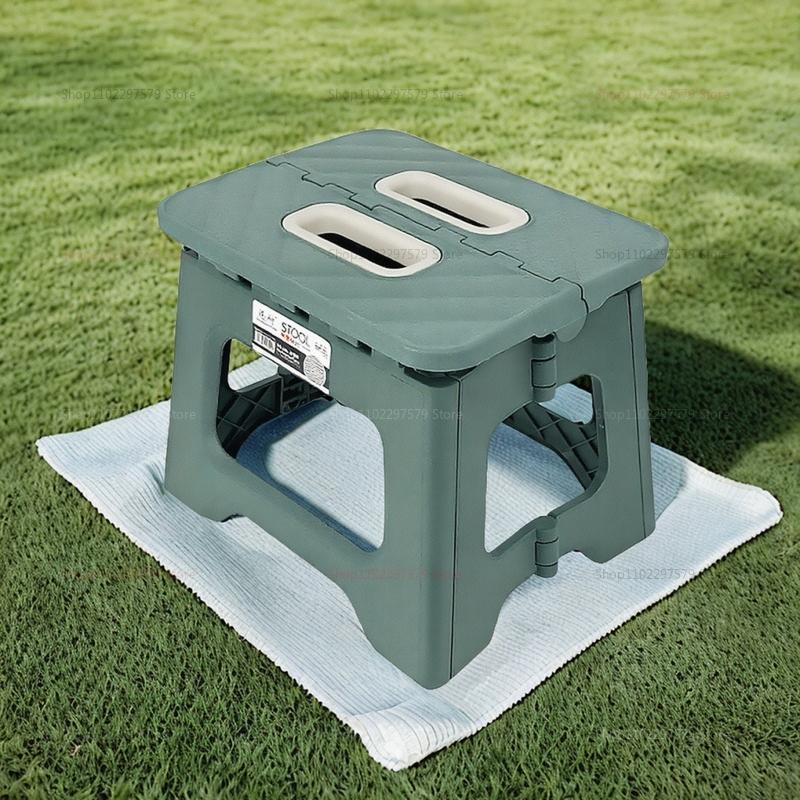 New Adult Children Portable Folding Stool Thickened Plastic Saddle Chair For Outdoor Activities And Fishing