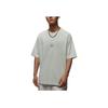 Jordan As M J Flt Ess Wsh 85 Crw Logo Solid Color Round Neck Drop Shoulder Short Sleeve T-Shirt Men T-Shirts HQ8939-034
