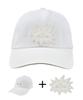 Jangeulang [Set] White Basic Ball Cap + Objet