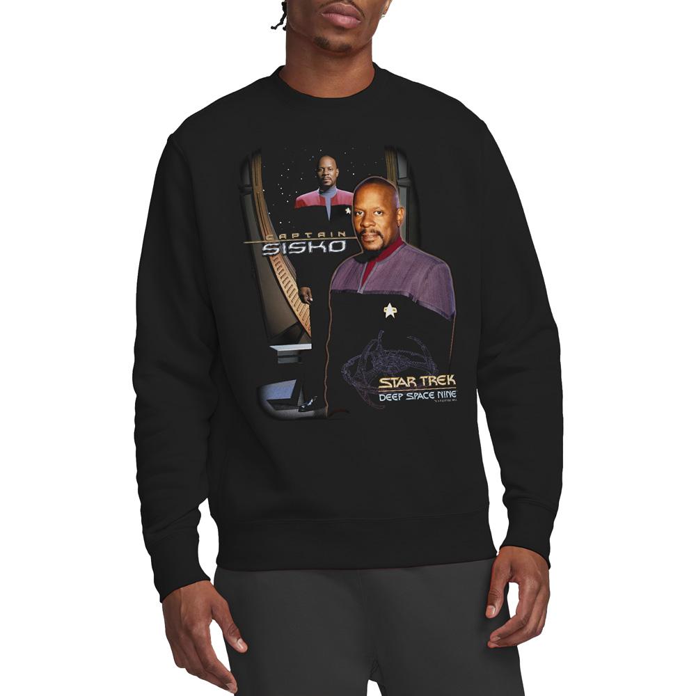 STAR TREK Unisex Adult Captain Sisko Sweatshirt