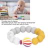 Baby Teething Bracelet Loose Silicone Round Handcrafted Infant Bracelet Teether Toys for Nursery