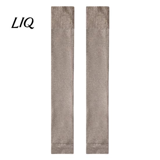 Soft Heat Storage Calf Warmers Thickened Over-the-knee Leg for Women, Thermal Sleeves, Cozy Home Use Anti-slip Long Knee High Socks Winter Cold