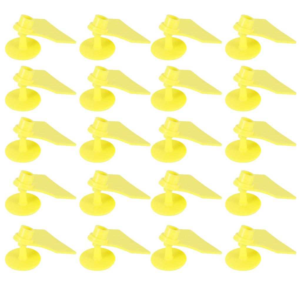 20 Set Livestock Identification Blank Ear Tag for Goats Sheep Cattle Cows Pigs Farm Supplies