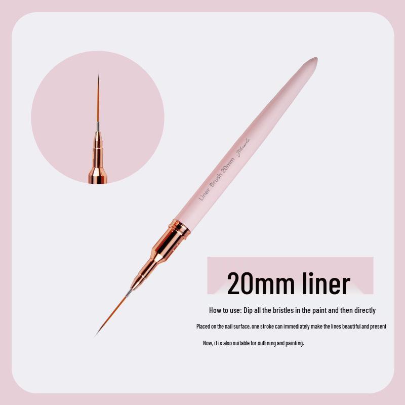 YiHuaLe Japanese Fine Liner Pen Set - 5 Pieces for Nail Art, Drawing Flowers, Silk Pulling, and Makeup.