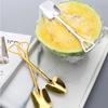4PCS Stainless Steel Watermelon Spoon, Shovel Spoon, Home Creative Dessert Watermelon Shovel, Cute Shovel