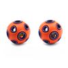 Sound-emitting and Light-emitting Double-layer Dog Toy Ball, Natural Rubber Self-cleaning Teeth Grinding and Leaky Pet Toy Ball