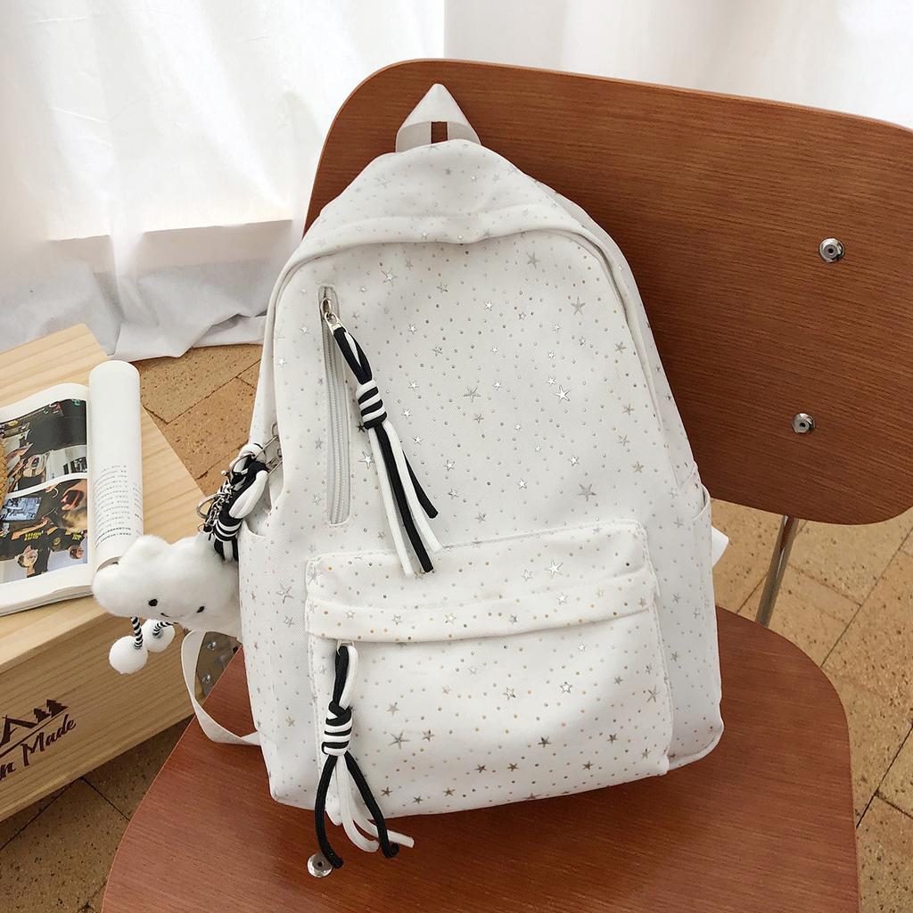 Schoolbag High Value Japanese Niche Star Schoolbag Junior High School High School Students Lightweight Backpack Large Capacity Casual Backpack