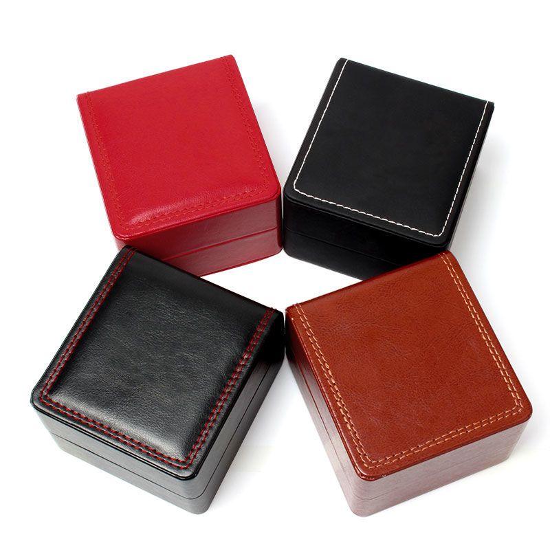 PU Leather Men's Watch Box, Single Watch Jewelry Box, Watch Storage Box, Mechanical Watch Minimalist Jewelry Packaging Box, Gift Box