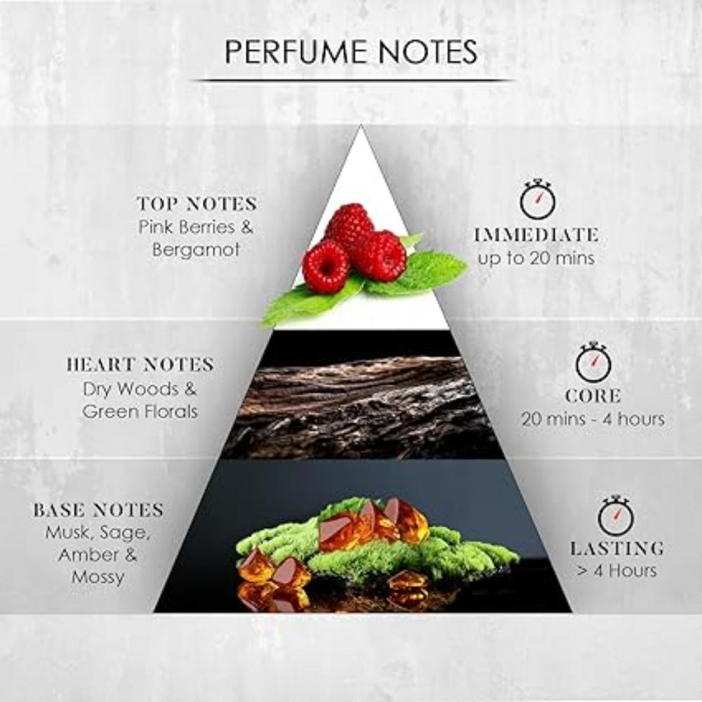 Perfume For Men Eau De Parfum Woody Long Lasting Fragrance Musk,Dry Woods & Bergamot Bold Premium Luxury Perfume For Daily and Office, 100 Ml