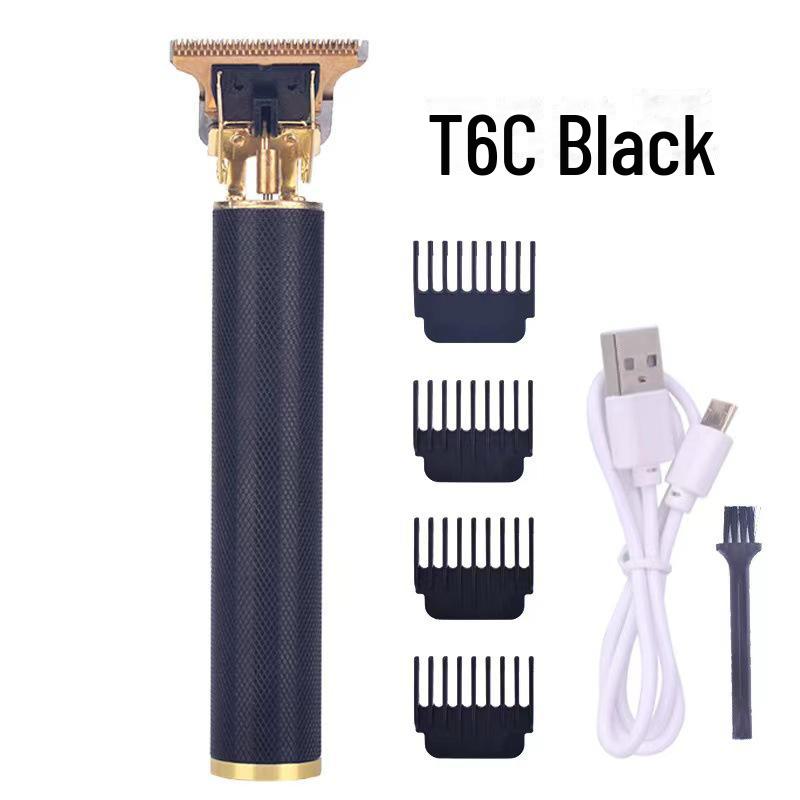 Buddha Kopf T9 Retro Elektrischer Haarschneider mit Schnitzmesser