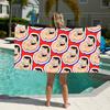 Cartoon A-American Funnt dad Cool Towel Beach Towel Oversized Quick Dry Towel Absorbent Soft Swim BeachTowels for Men Women