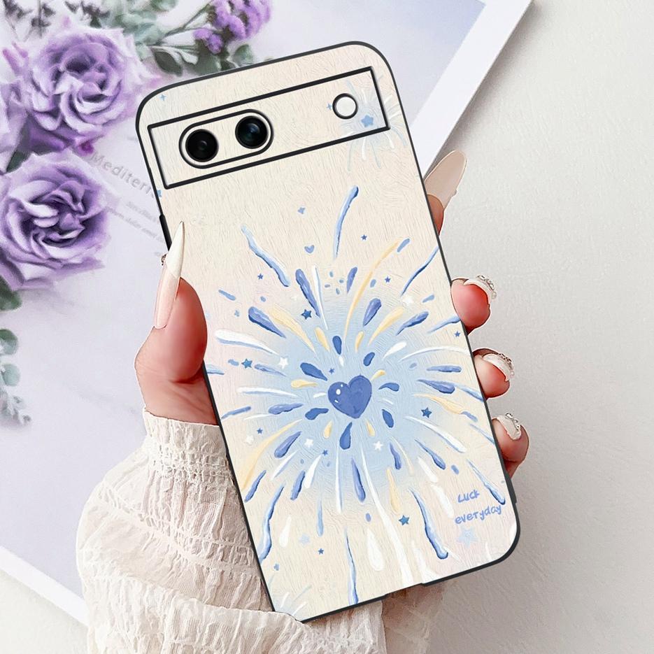 Für Google Pixel 8A Hülle Pixel8 Pro Niedliche Katze Löwe Bemalte Abdeckung Weiche TPU Handyhülle Für Google Pixel 8 Pro Pixel8A Fundas Bumper