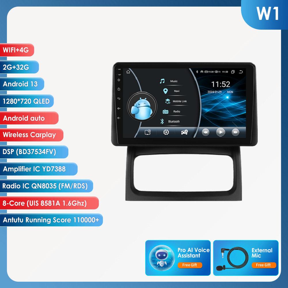 Hizpo Android 13 Automobilinis Radijas Renault Clio 2 2000-2012 belaidis CarPlay Android Auto 2din automobilinis Išmanusis Ekranas Bluetooth Autoradijas DVR Kamera RDS FM