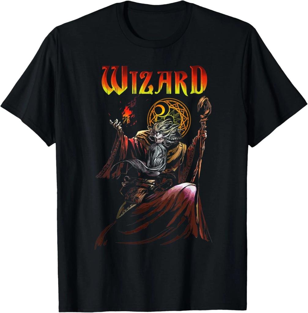 Wizard Magic Fantasy RPG D20 Roleplaying Tabletop Gamer T-Shirt