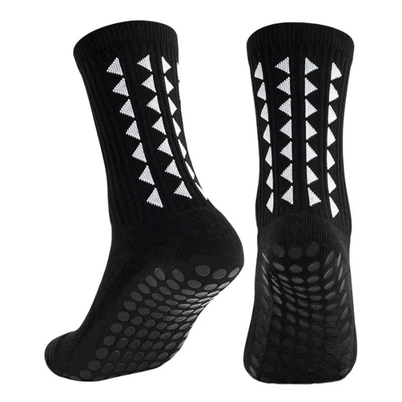 6Pairs Men Women Football Grip Socks Towel Bottom Sport Socks Rugby Soccer Cycling Running Exercise Athletic Socks