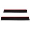 1 Pair 6 PCS 2M/2.2M Universal Side Skirts Extension Rocker Panels Lip Splitters BMW ABS Car Accessories Car