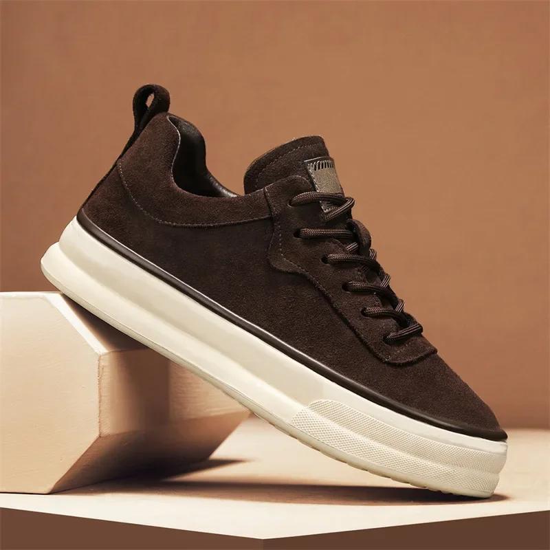 Men Sneakers  Retro Autumn Comfort Casual Sports Shoes Outdoor Non Slip Wear-resistant Tennis Lace-up Running Shoe